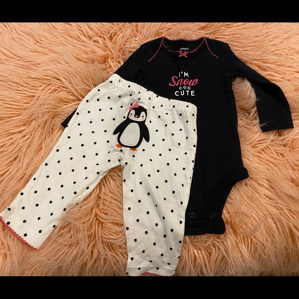 Carters Pants and Onesie